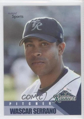 2002 MultiAd Sports Tacoma Rainiers Wascar Serrano #25 - Image 1 of 2