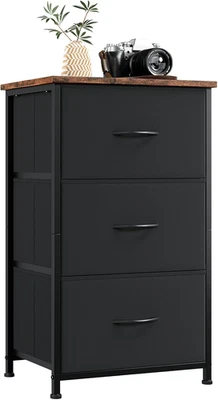 Somdot Small Dresser for Bedroom with 3 Drawers, Nightstand Storage Chest of Dra - Image 1 of 4