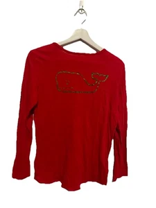 Vineyard Vines Mädchen rot XL leicht Wal Distressed Kinder - Bild 1 von 5