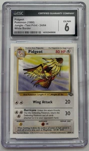 Pokémon 1999 Jungle Test Print - Pidgeot White Border - 24/64 - Picture 1 of 2