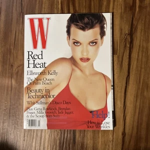 90's Fashion W Magazine May 1998 Mila Jovovich - Clockwork Orange Shoot - Picture 1 of 22