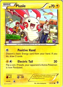 Pokemon | XY - Furious Fists | Plusle | 31/111 | NM Normal - Picture 1 of 2