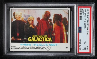 1978 Topps Battlestar Galactica Where the Elite Meet! #64 PSA 8 0ts2 - Image 1 of 3