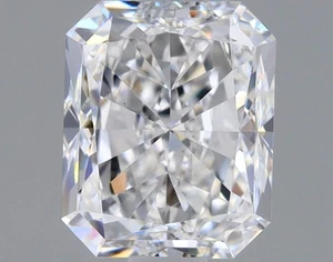 Radiant Cut 1.01 Carat Cert. GIA Natural Mined Diamond Loose E color VS1 clarity - Picture 1 of 2