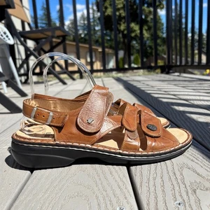 Neu Finn Comfort Gomera Sandalen Leder verstellbarer Riemen Komfort Wanderschuhe - Bild 1 von 10