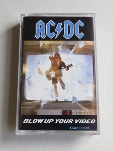AC/DC - Blow Up Your Video Cassette Tape 1ST OZ PRESS 1988 Guns N' Roses DIO - Picture 1 of 2