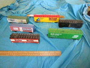 Lot of 6 Tyco HO Scale w/ Vintage Baby Ruth Box Car NADX #5342 Model Trains - Picture 1 of 21