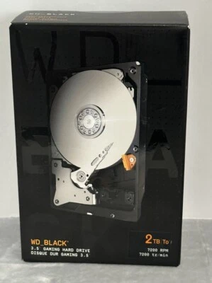 WD Desktop 2 TB 3.5-Inch Gaming Internal Bare Hard Drive WDBSLA0020 NEW Sealed - Image 1 of 2