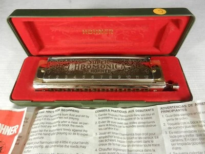 Rare VTG New HOHNER HARMONICA 270/48 C Chromonica 48 12-Hole 3-Octave with Case - Image 1 of 4