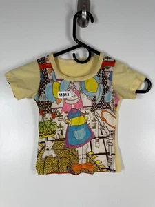 Vtg 70s Kids Girls Crewneck Home Cooking Mom Graphic Tee T Shirt Sz 10x13.5 - Picture 1 of 8