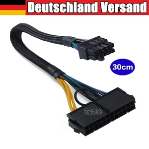 24 Pin bis 10 Pin ATX Netzteil Leistung Adapter Kabel für IBM Lenovo Motherboard - Bild 1 von 12