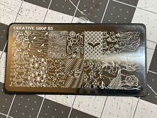 Creative Shop Nail Art Stamping Plate 85 - Underwater Mermaids Otters Sharks