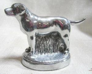Apribottiglie per cani vintage Labrador retriever in alluminio lucido - Made in USA - Foto 1 di 5