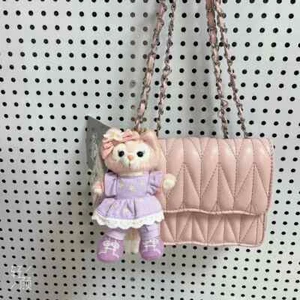 Disney LinaBell Plush Doll Pendant Cute Duffy Friend Plush Bag Keychain Charm - Picture 1 of 10
