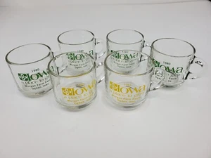 Vintage 1980, 1981 Iowa A Place to Grow Coffee Mugs Set of 6 - Picture 1 of 5