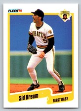1990 Fleer #463 Sid Bream Pittsburgh Pirates