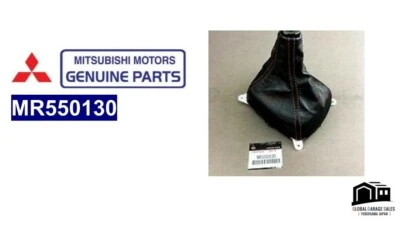 MITSUBISHI Lancer Evolution VI CP9A Genuine Red Stitched Shift Boot JDM - Image 1 of 3