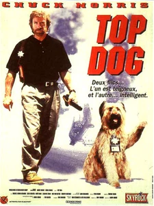 Affiche 120 x 160 du film "TOP DOG" avec Chuck Norris . - Imagen 1 de 1