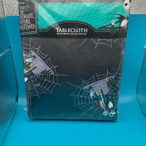 Disney Nightmare Before Christmas Jack Skellington Web Tischdecke schwarz 60"x84" - Bild 1 von 2