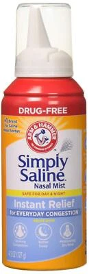Arm & Hammer Simply Saline Nasal Relief, 4.25 Fl Oz, 3 Pack - Image 1 of 3