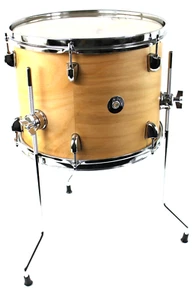 Dixon Little Roomer Floor Tom Drum 13 x 10in. Satin Natural NEW #R2521 - Picture 1 of 6