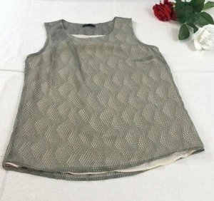 Camicia senza maniche Gap grigia e crema pull over taglia S donna - Foto 1 di 8