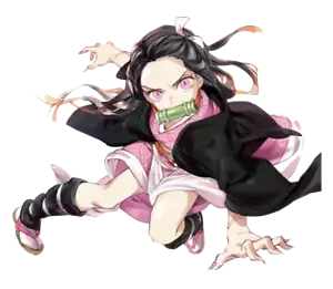 Nezuko Kamado Demon Slayer Weatherproof Anime Sticker 6" Car Decal - Picture 1 of 1