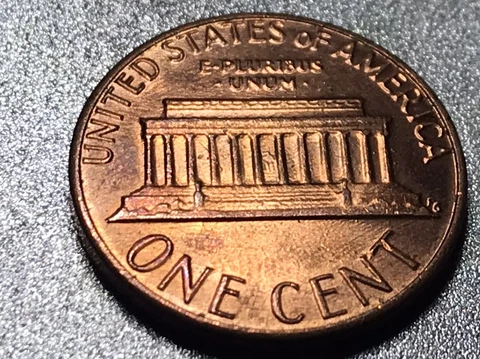 1984 P Lincoln Red Cent Error  RARE See Pics Cover