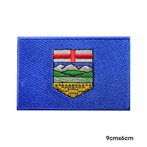 Alberta Flag Patch, Alberta patch, Canada flag Iron on Patch - Picture 1 of 1