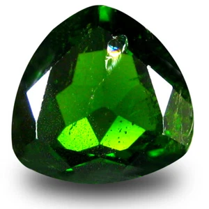 2.54 ct  Impressive Trillion Shape (9 x 9 mm) Green Chrome Diopside Gemstone - Picture 1 of 1