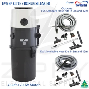 EVS SP Elite Ducted Vacuum System (Bagless) 9M,12M Standard/ Switch Hose Kits - Picture 1 of 12