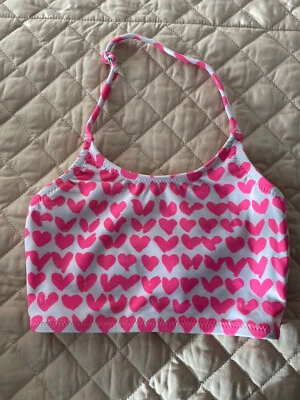 Crewcuts Girls Swimwear Size 3, Pink Hearts, pre/owned condition - Image 1 of 4
