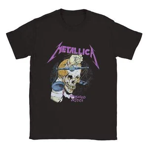 Metallica Damaged Justice Classic Unisex Crewneck T-shirt - Picture 1 of 10