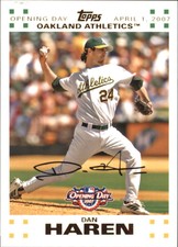2007 (ROCKIES) Topps Opening Day Gold #123 Dan Haren /2007
