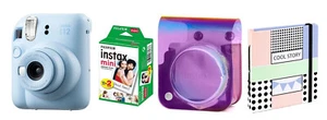 Fuji Instax Mini 12 Pastel Blau inkl Tasche + Film 20 Aufnahmen + Album - Bild 1 von 8