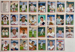 1983 Donruss Hall Of Fame Heroes Baseball Card Partial Set of 31 Mantle Cobb Ott - Picture 1 of 8
