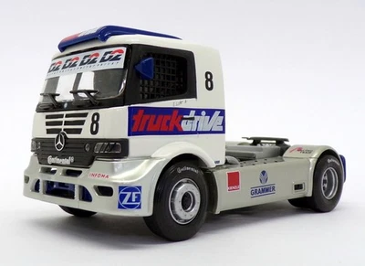 Corgi 1/43 Scale TY97034 - Mercedes Benz Racing Truck - #8 White/Silver - Image 1 of 4