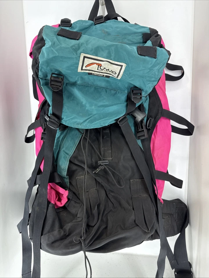 Paquete de senderismo retro Lowe Alpine Contour III Foto 1 de 4