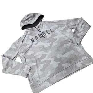 NOBULL Camouflage Hoodie Pockets Lined Hood Size Large - Picture 1 of 7