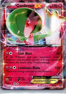 Pokemon TCG Gardevoir-EX 78/114 Steam Siege Holo HP - Foto 1 di 2