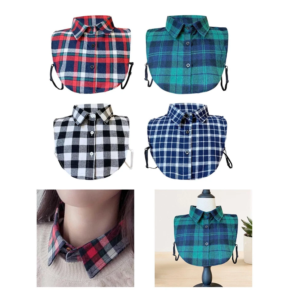 Colletto finto Colletto finto Abbigliamento Elegante Decorativo Mezza camicetta - Immagine 1 di 1