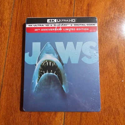 Jaws 45th Anniversary Limited Edition (4K Ultra HD Steelbook + Blu-ray) Foto 1 de 2