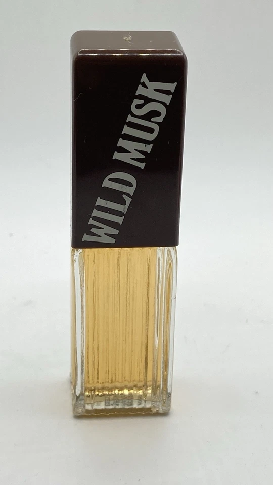 Cartera Coty Wild Musk Colonia Splash 0,375 oz tamaño vintage RARA Foto 1 de 3