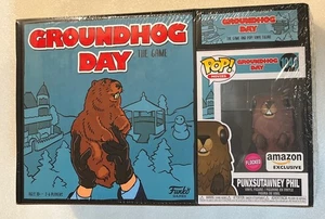NEW Sealed! Funko Pop Groundhog Day Game Punxsutawney Phil Flocked #1046 - Picture 1 of 3