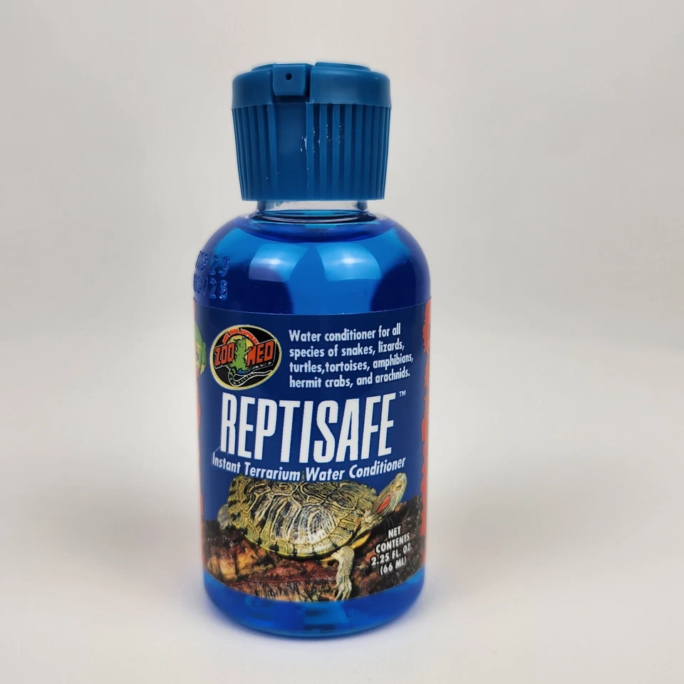 Acondicionador de agua instantáneo para terrario Zoo Med ReptiSafe, 2,25 OZ - rápido y seguro Foto 1 de 4