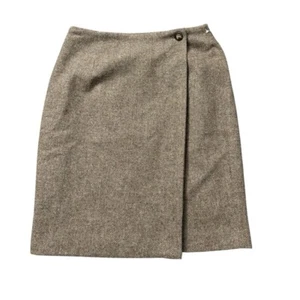Brooks Brothers 100% Pure Wool Wrap Skirt Sizes 10 - Picture 1 of 6