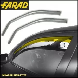 COPPIA DEFLETTORI ARIA FARAD OPEL CORSA E 2015> 5 PORTE ANTIVENTO ANTITURBO - Picture 1 of 1