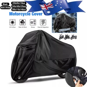Waterproof Motorcycle Cover Motorbike Cruiser Scooter Motor Bike Storage L-XXXL - Picture 1 of 18