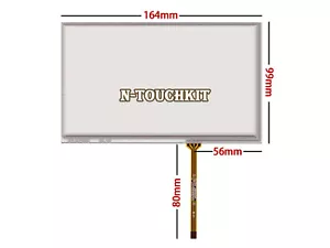 7inch Resistive Touch Screen Panel 164x99mm for Industrial LCD External Screen - Picture 1 of 1