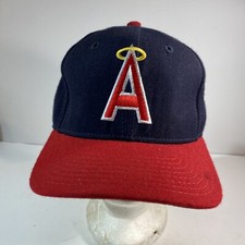 Vtg California Angels Sports Specialties Fitted Pro Model Hat MLB 7 3/8 Wool -B
